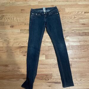 True Religion dark wash skinny jeans -Size 26